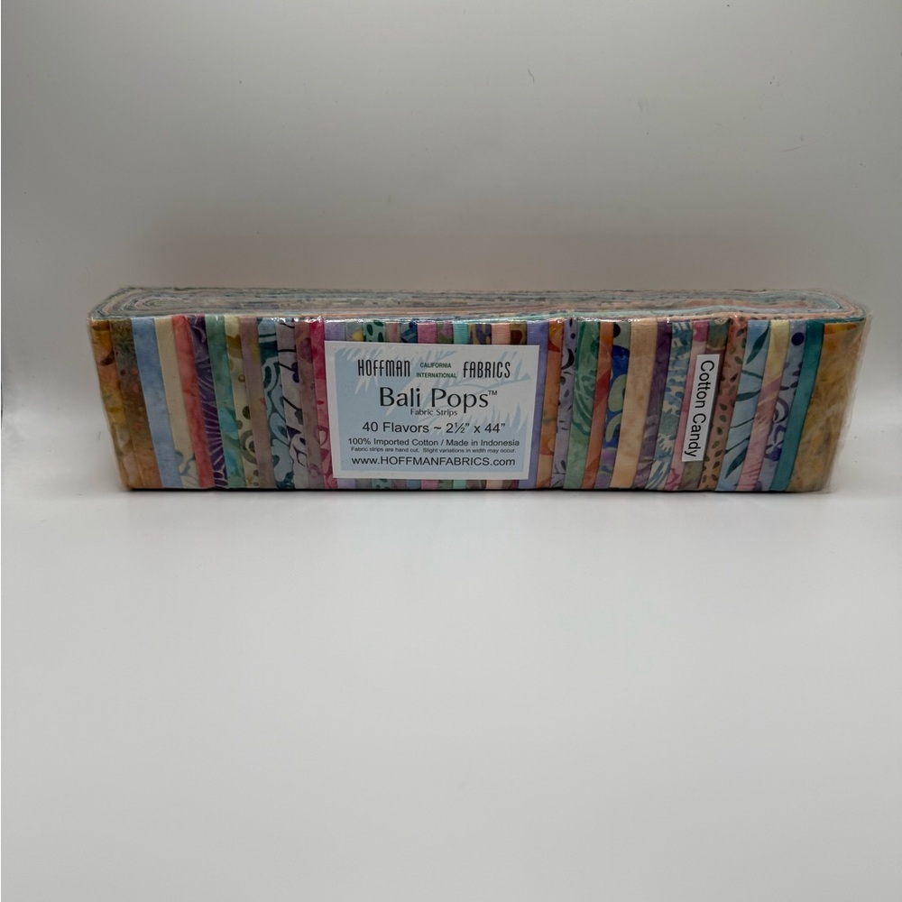 Cotton Candy Hoffman Fabrics Bali Pops Fabric Strips